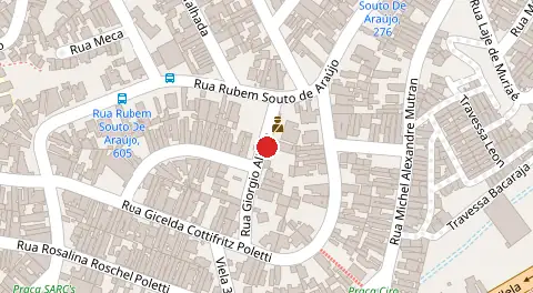 Mapa da localização