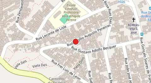Mapa da localização