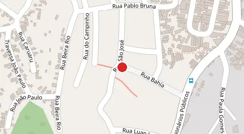 Mapa da localização