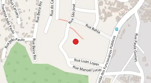 Mapa da localização
