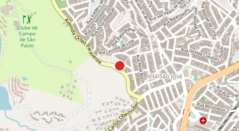 Mapa de Favela Jardim Floresta