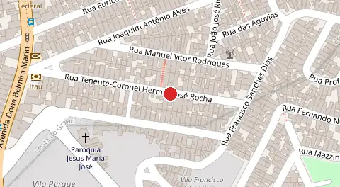 Mapa da localização