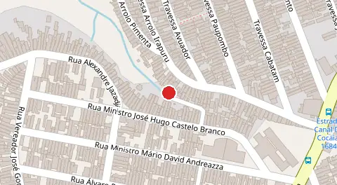 Mapa da localização