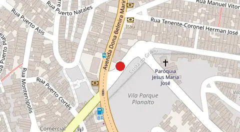 Mapa da localização