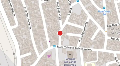 Mapa da localização