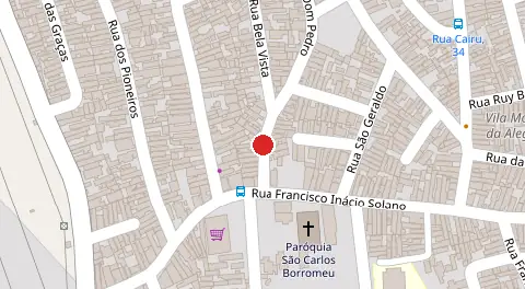 Mapa da localização