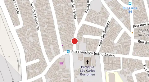 Mapa da localização