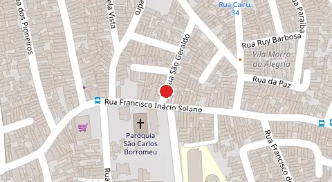 Mapa da localização