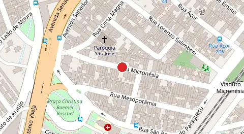 Mapa da localização
