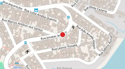 Mapa da localização