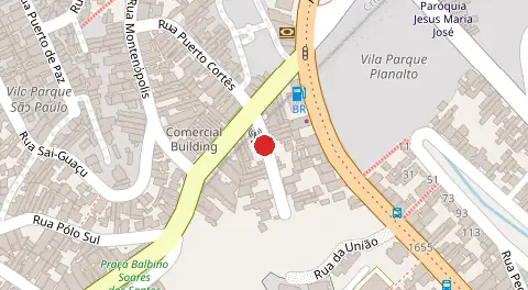 Mapa da localização