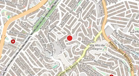Mapa de Jardim Itatiaia