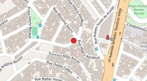Mapa da localização