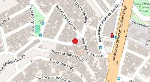 Mapa da localização