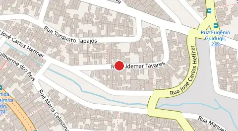 Mapa da localização