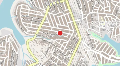Mapa de Parque Residencial Cocaia