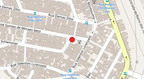Mapa da localização