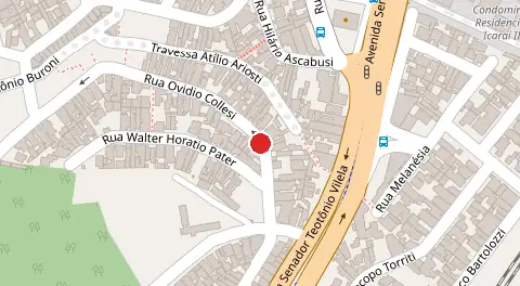 Mapa da localização