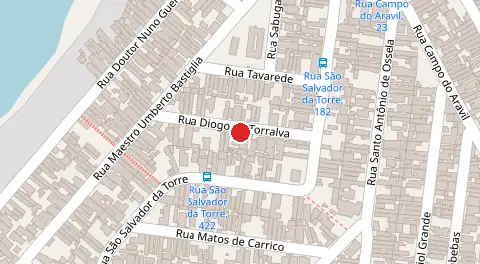 Mapa da localização