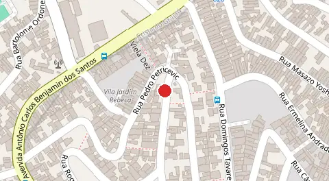 Mapa da localização