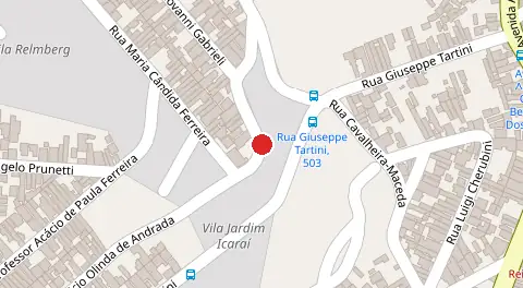Mapa da localização