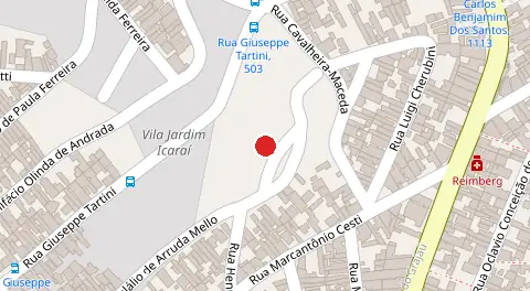 Mapa da localização