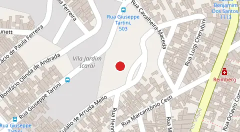 Mapa da localização