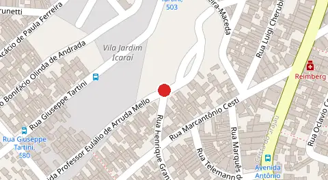 Mapa da localização