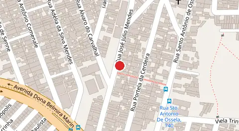Mapa da localização