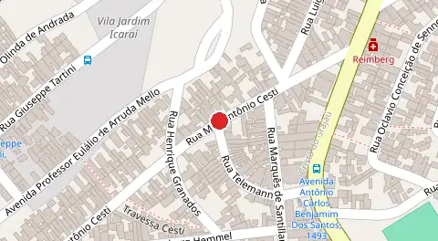 Mapa da localização