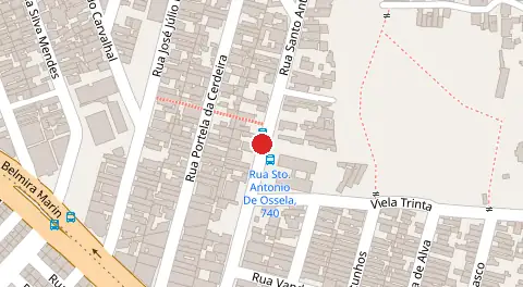 Mapa da localização