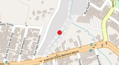 Mapa da localização
