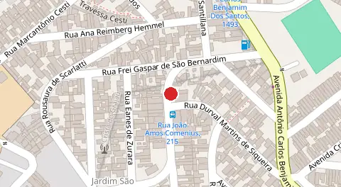 Mapa da localização