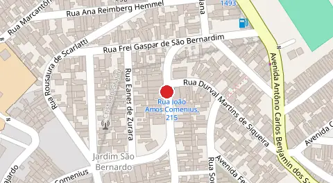 Mapa da localização