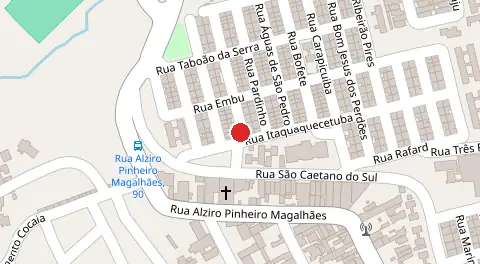 Mapa da localização