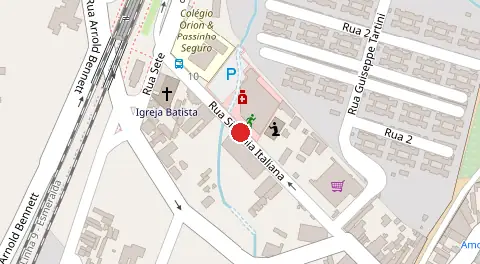 Mapa da localização