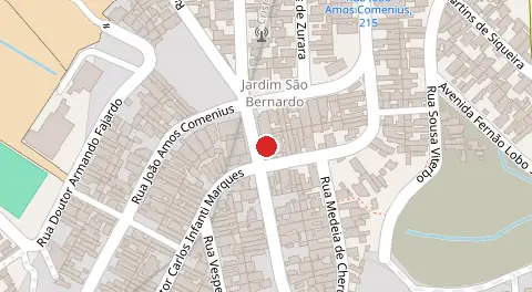 Mapa da localização