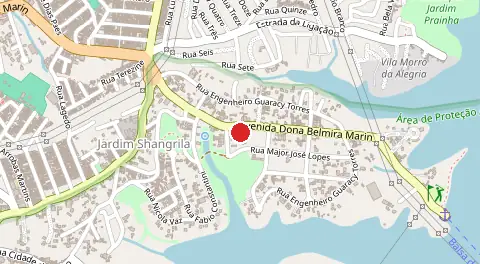 Mapa de Jardim Shangrila