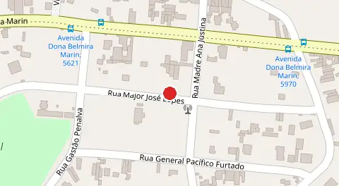 Mapa da localização