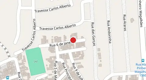 Mapa da localização