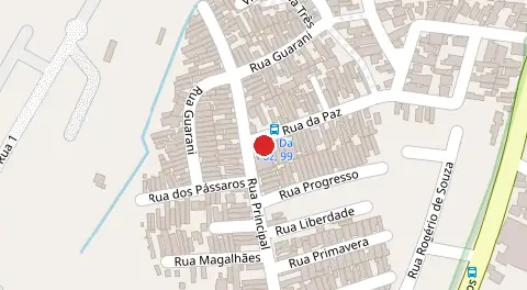 Mapa da localização