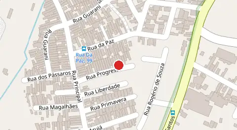 Mapa da localização