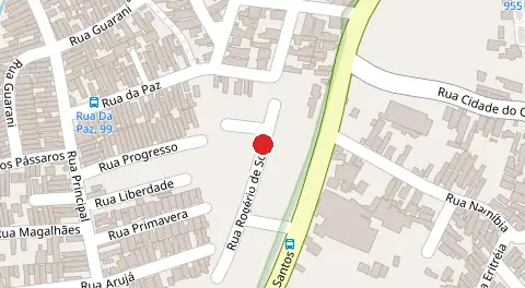 Mapa da localização