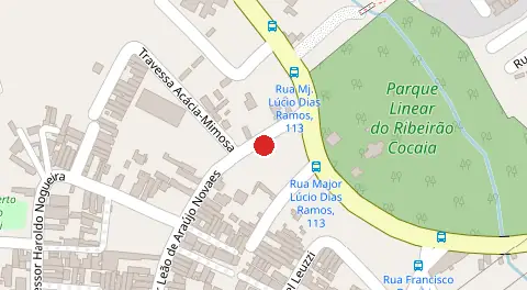 Mapa da localização