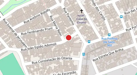Mapa da localização