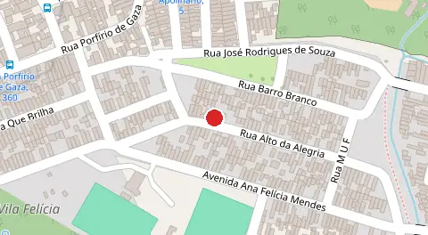 Mapa da localização