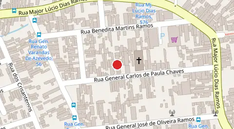 Mapa da localização