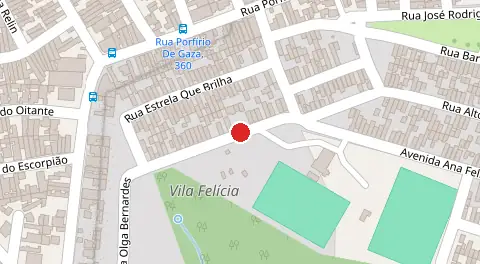 Mapa da localização