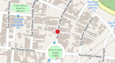 Mapa da localização