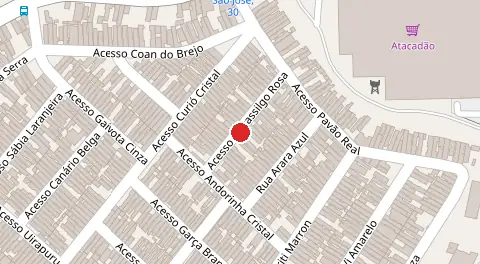 Mapa da localização